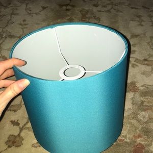 Turquoise lampshade